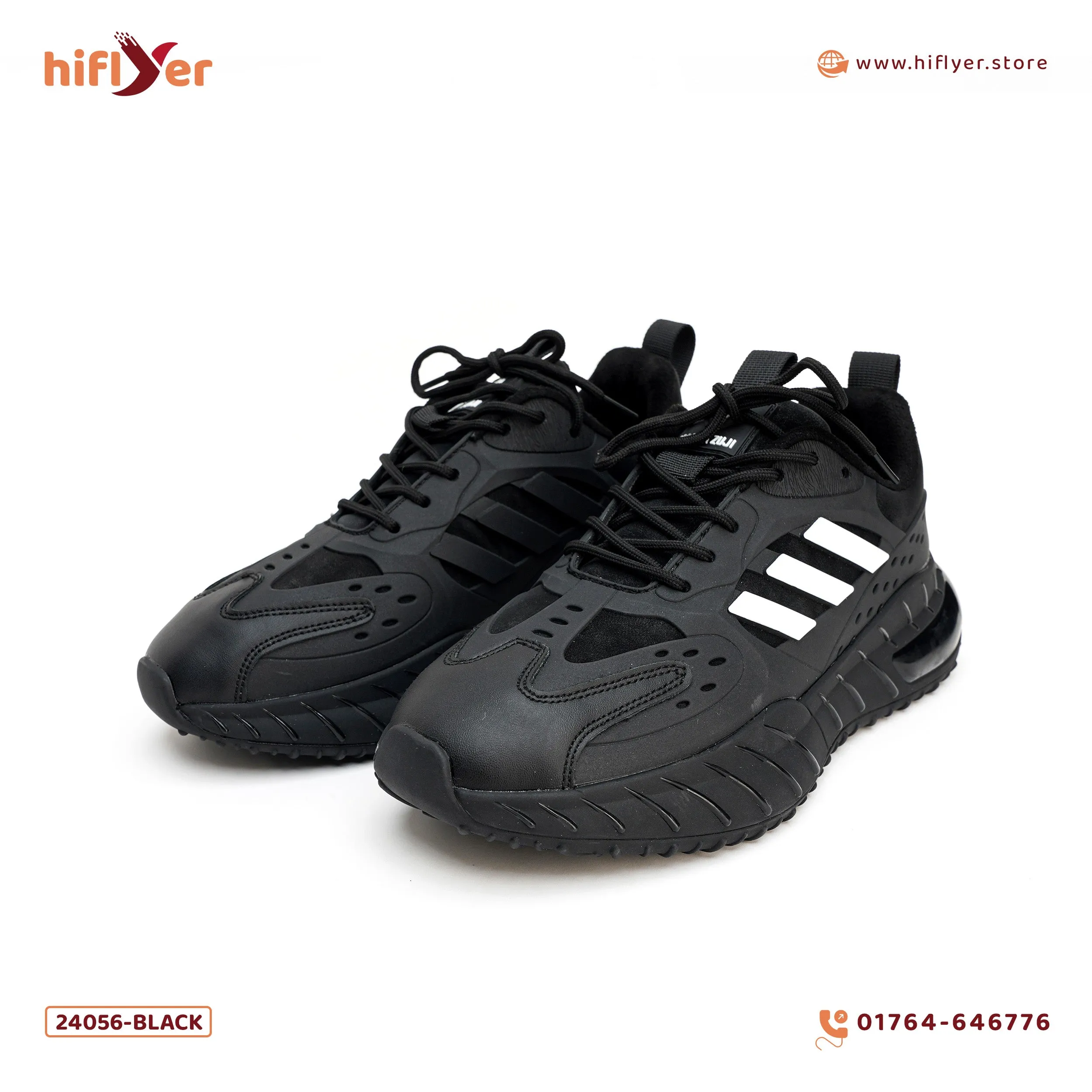 24056 Black stylish warmth all seasons sneaker for men
