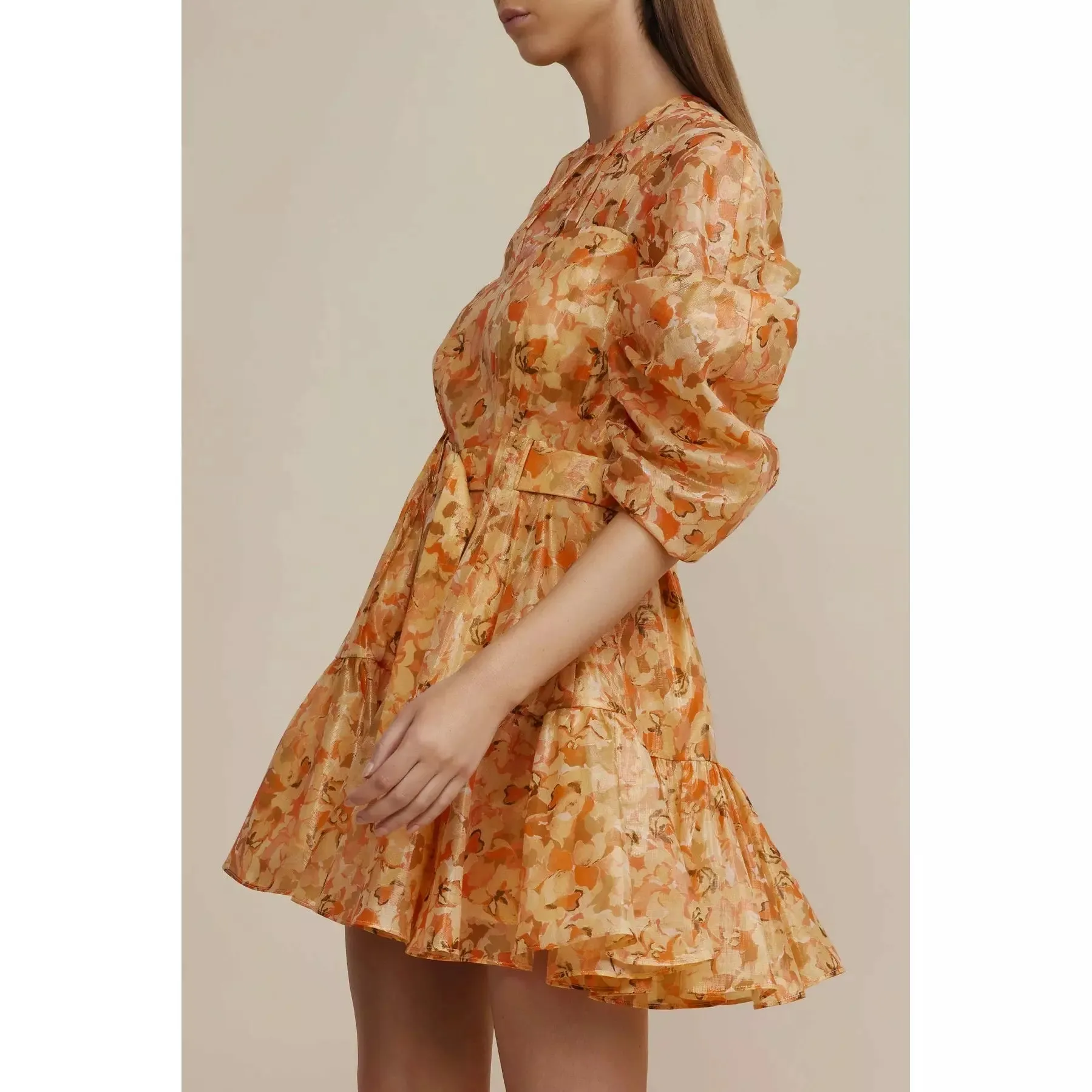 Acler Bonhill dress - Peach Parfait