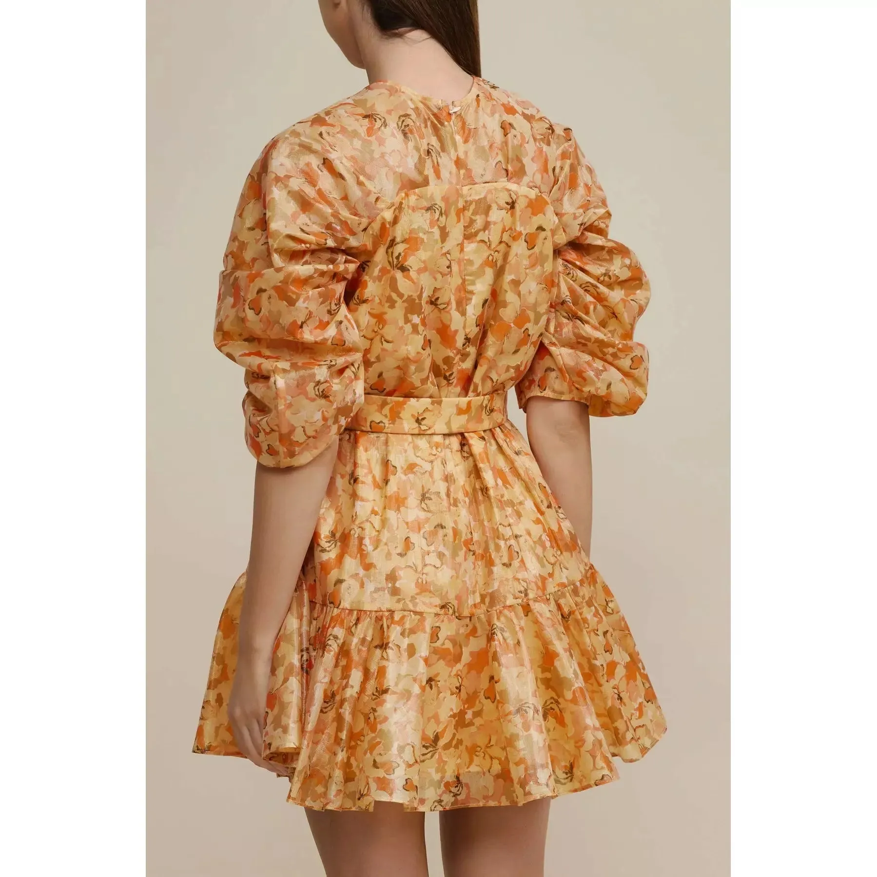 Acler Bonhill dress - Peach Parfait