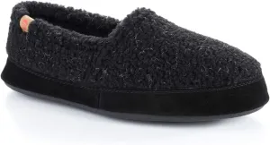 Acorn Men's Slippers with Memory Foam Insole Suede Sidewall and Rubber Outsole
