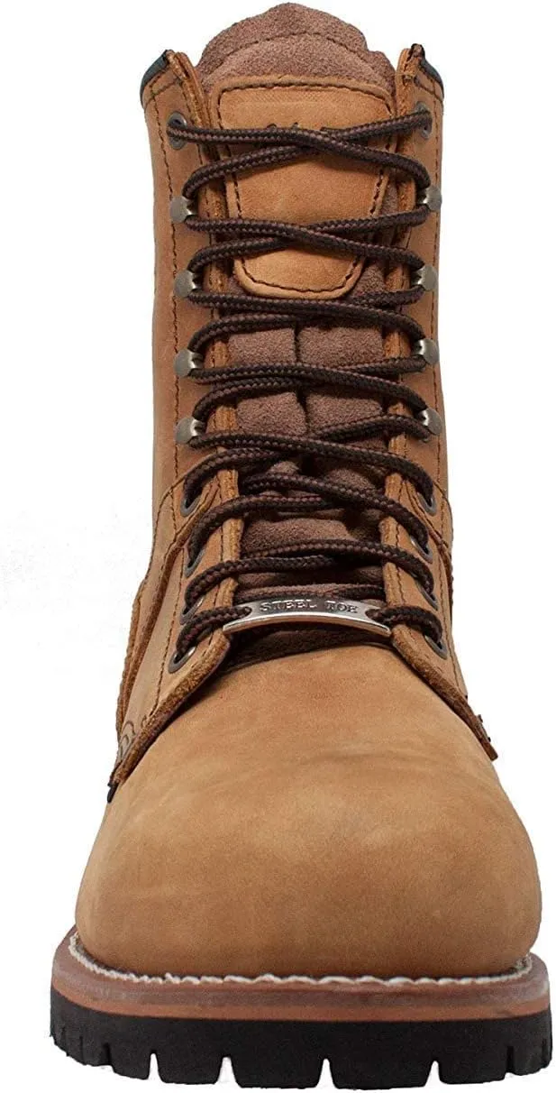 Ad Tec Men's 1428 Lasting Work Shoes, Lug Sole