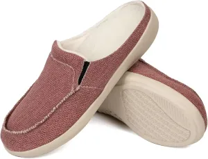 ADAX Men's Plantar Fasciitis & Pain Relief Orthotic Slippers with Arch Support (Size:US 7-US 14)