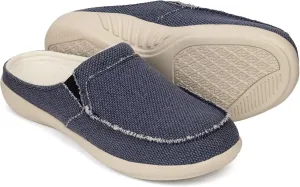 ADAX Men's Plantar Fasciitis & Pain Relief Orthotic Slippers with Arch Support (Size:US 7-US 14)