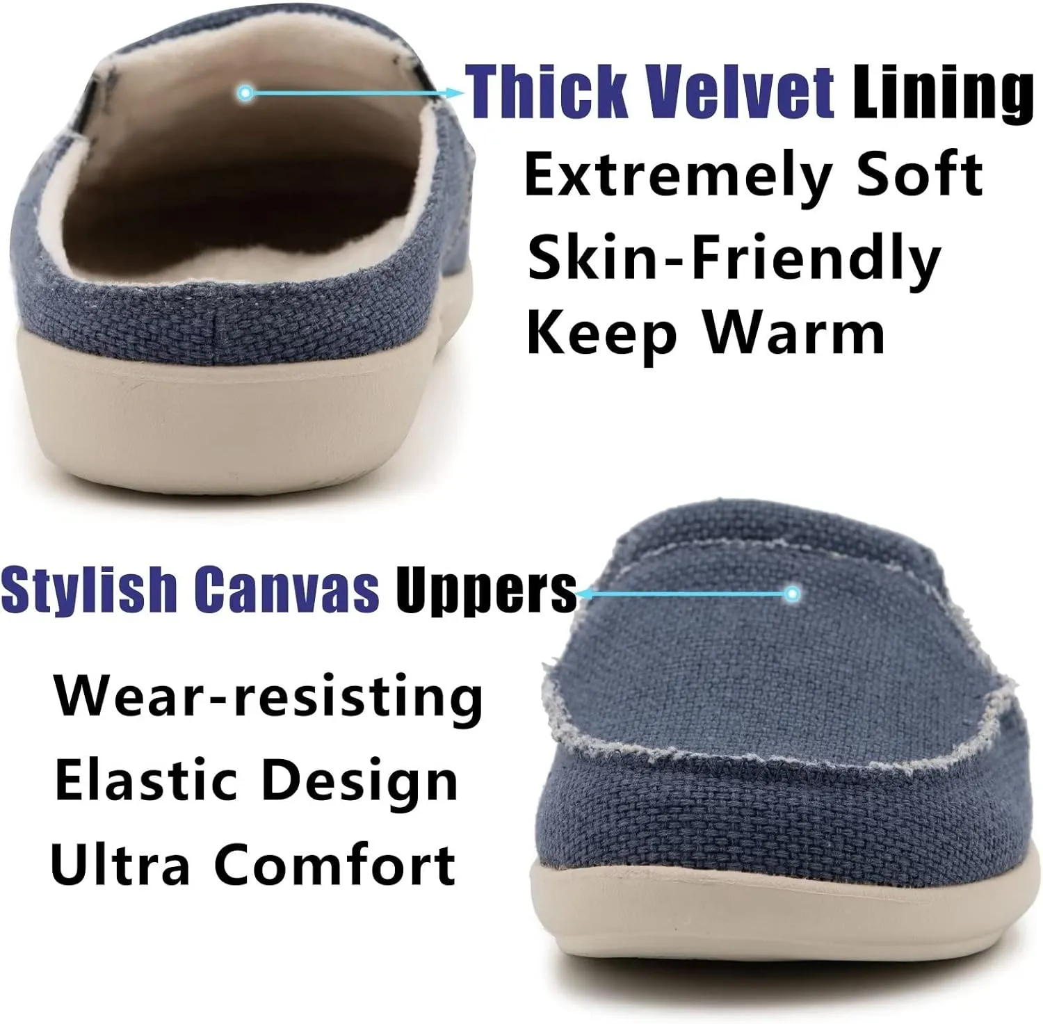 ADAX Men's Plantar Fasciitis & Pain Relief Orthotic Slippers with Arch Support (Size:US 7-US 14)