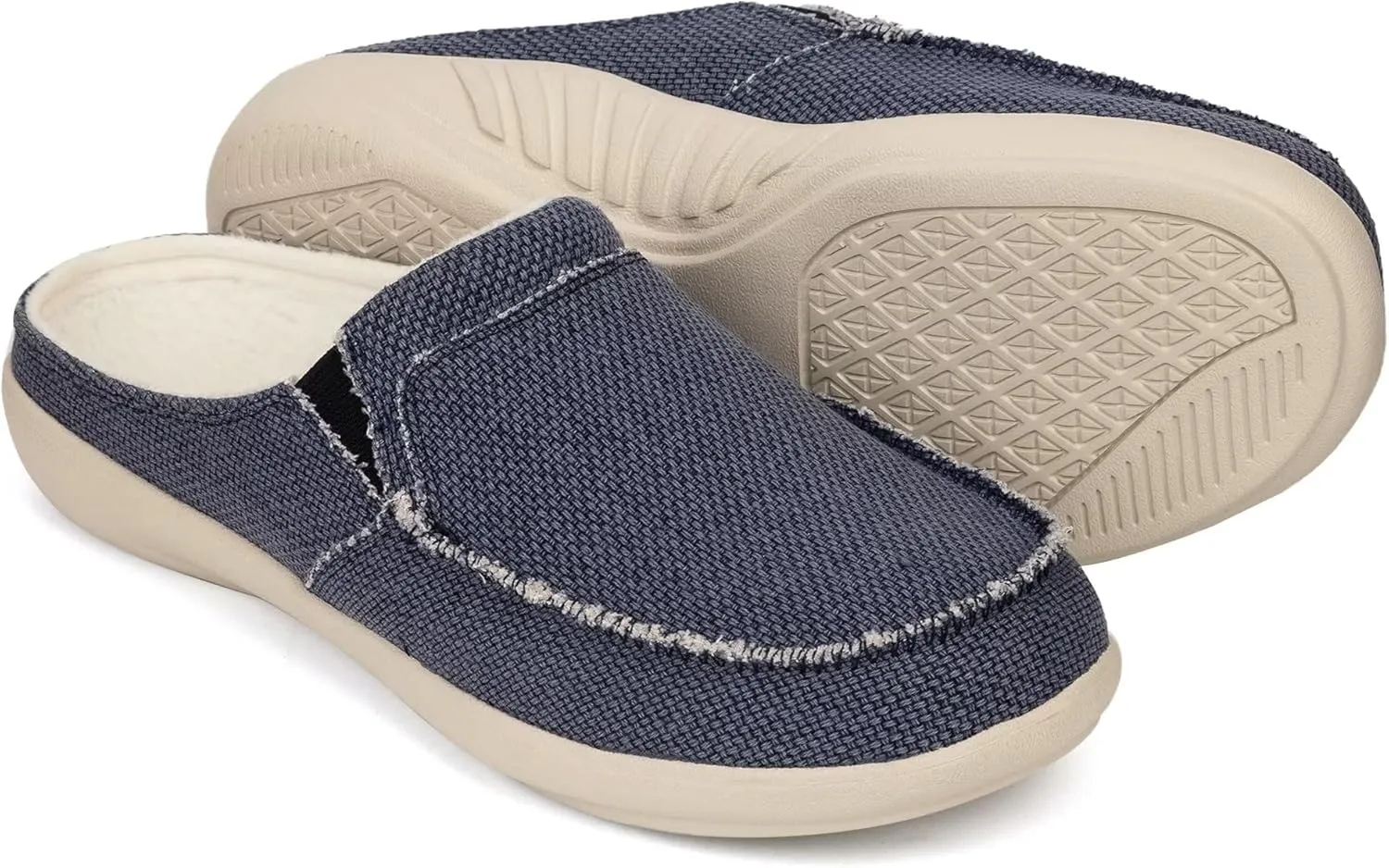 ADAX Men's Plantar Fasciitis & Pain Relief Orthotic Slippers with Arch Support (Size:US 7-US 14)