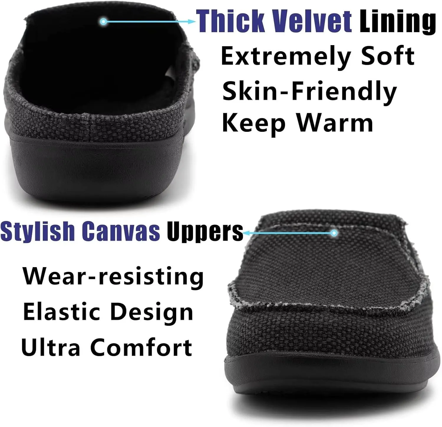 ADAX Men's Plantar Fasciitis & Pain Relief Orthotic Slippers with Arch Support (Size:US 7-US 14)