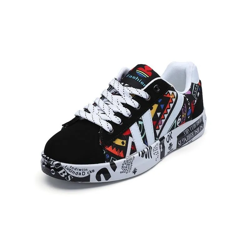 Aesthetic Patterned Summer Lady's Sneakers
