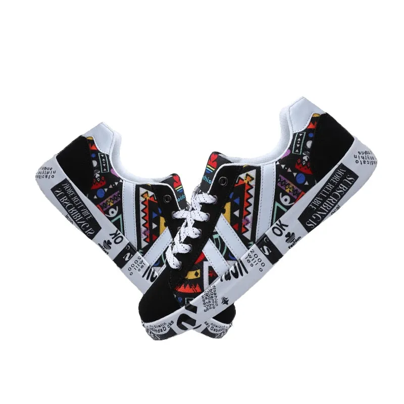 Aesthetic Patterned Summer Lady's Sneakers