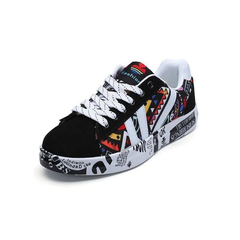 Aesthetic Patterned Summer Lady's Sneakers