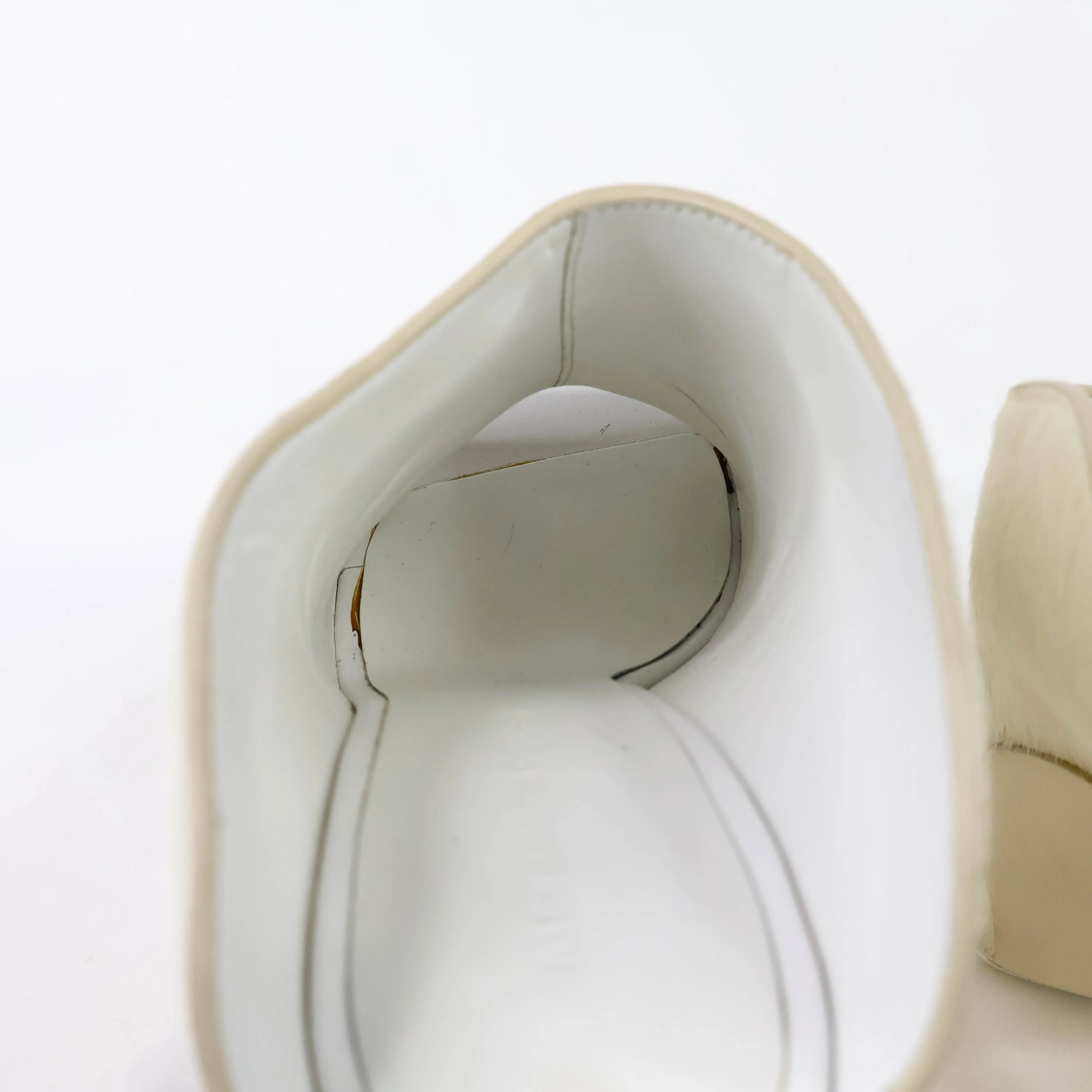 Alexander Wang Pony Hair Sandals Heels White 36