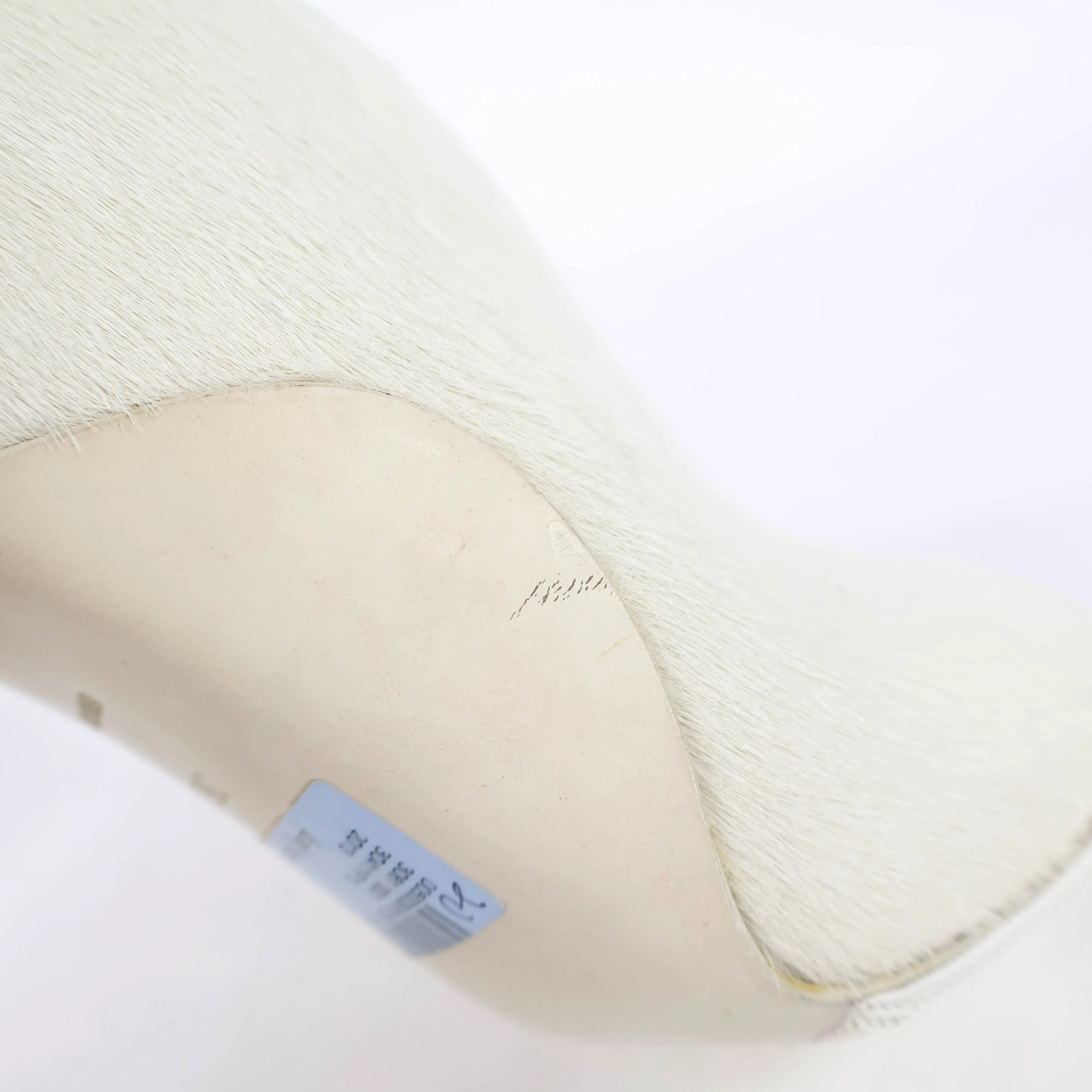Alexander Wang Pony Hair Sandals Heels White 36