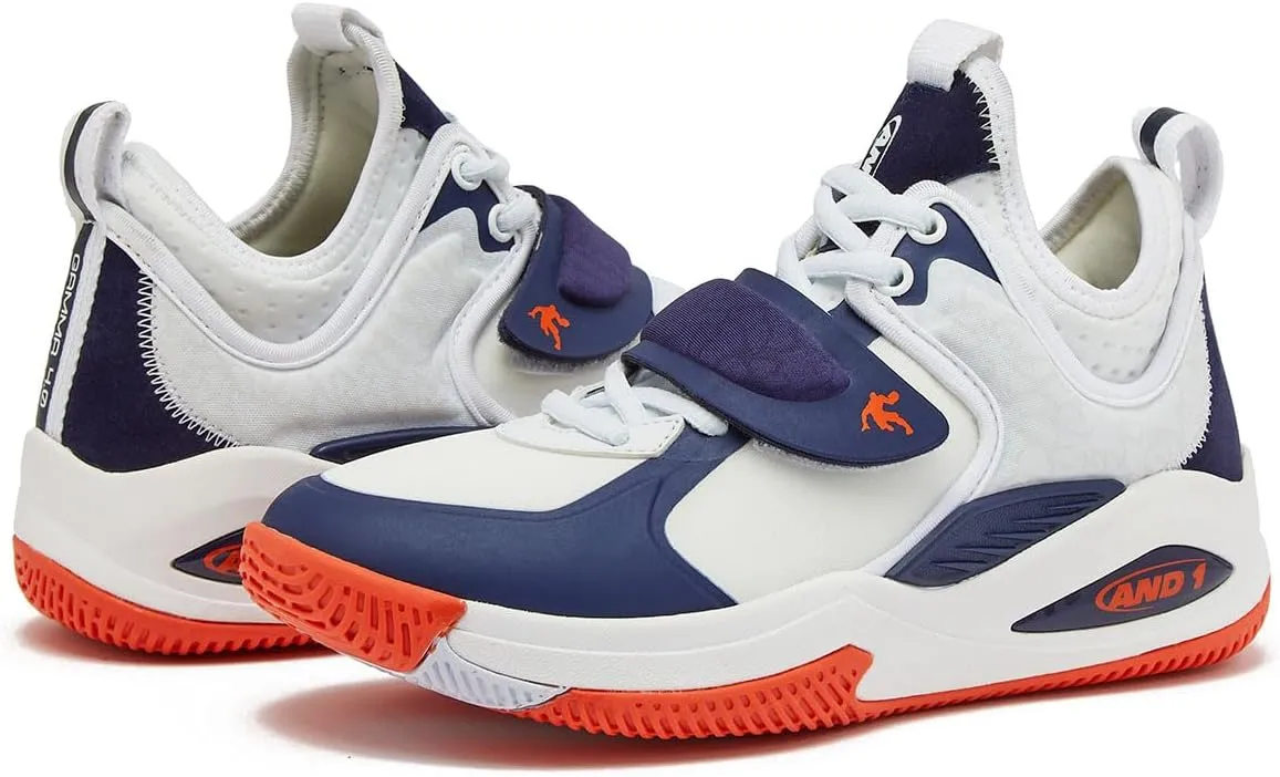AND1 Girls & Boys Basketball Shoes, Boys High Top Sneakers, Size Little Kid 1 to Big Kid 7 - Cool Basketball Shoes for Kids and Youth