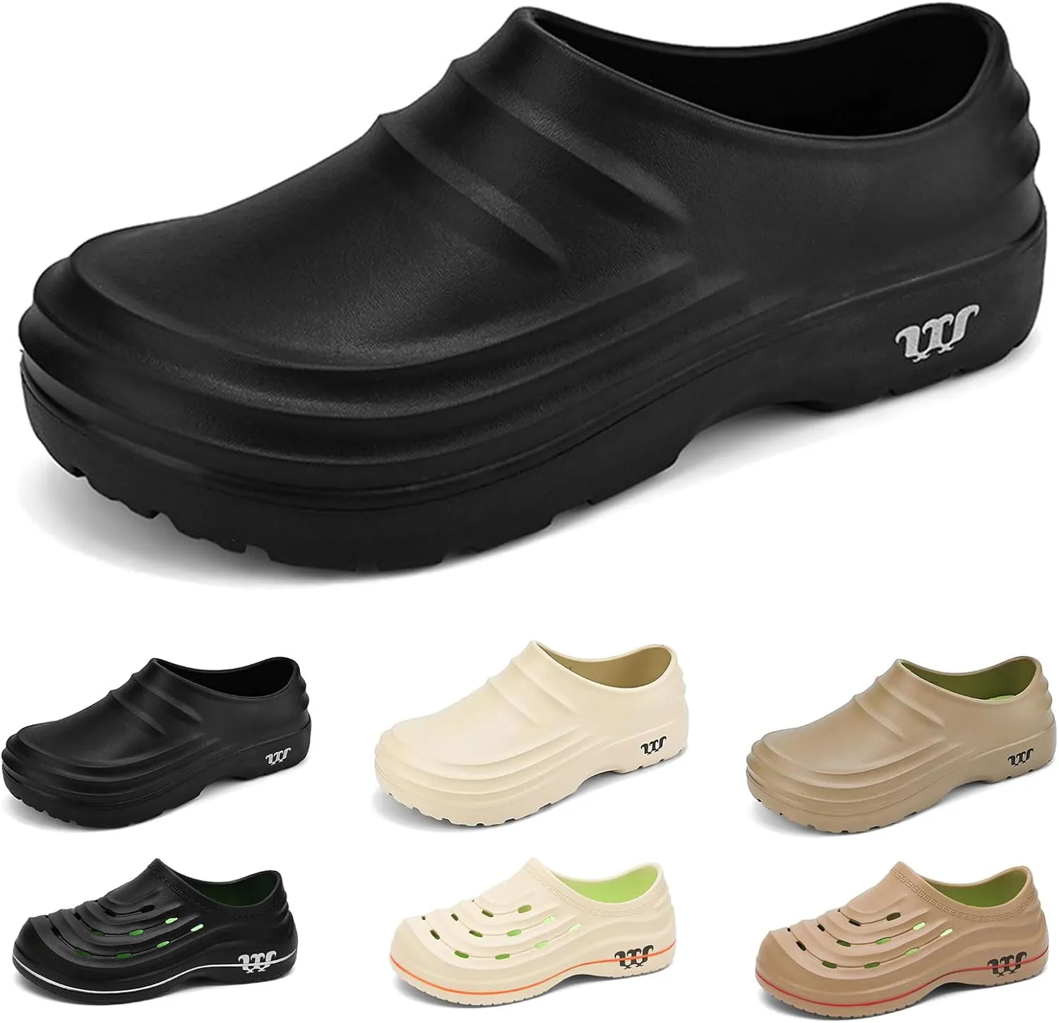 Armadillo Clogs for Women Men Summer Breathable Hollow Out Non Slip Nurse Shoes Comfortable Oil Resistant Chef Shoes Lightweight Kitchen Garden Outdoor Clogs