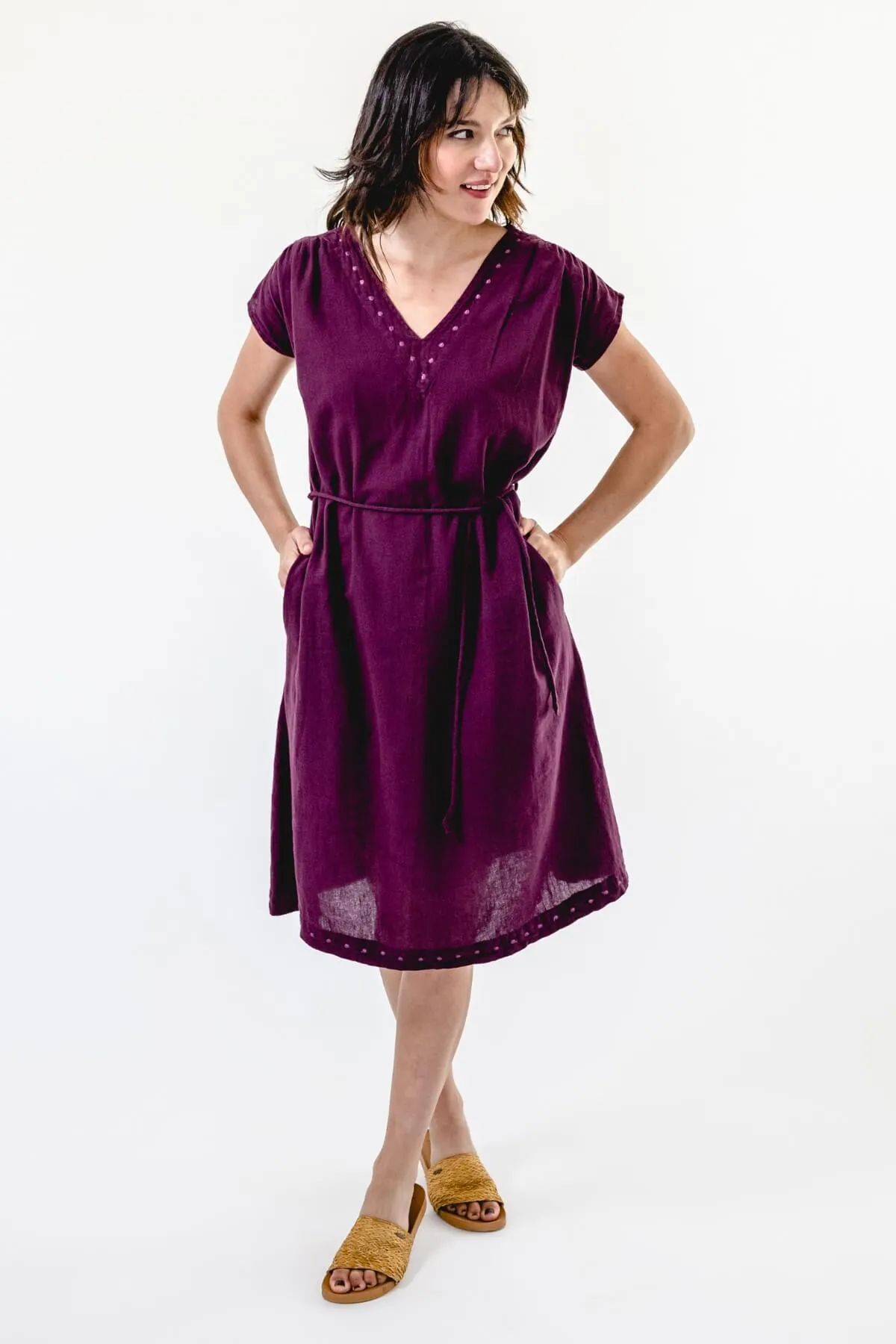 Aurora Dress - Embroidered