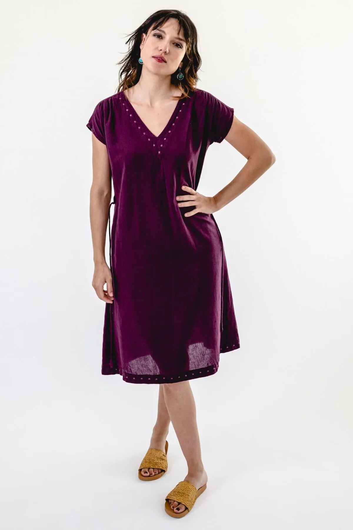 Aurora Dress - Embroidered