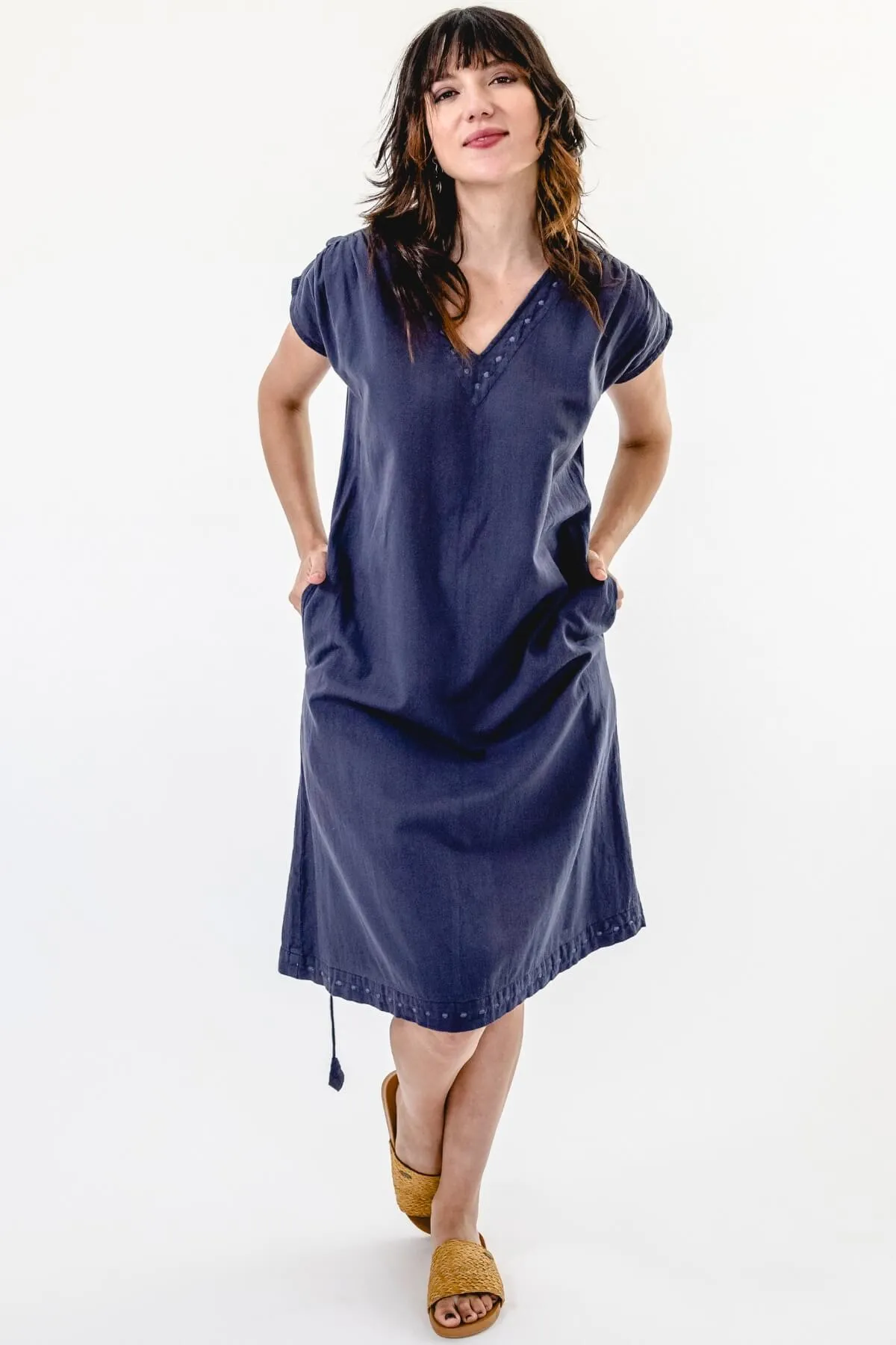 Aurora Dress - Embroidered