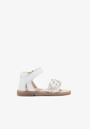 Baby´s White Braid Sandals