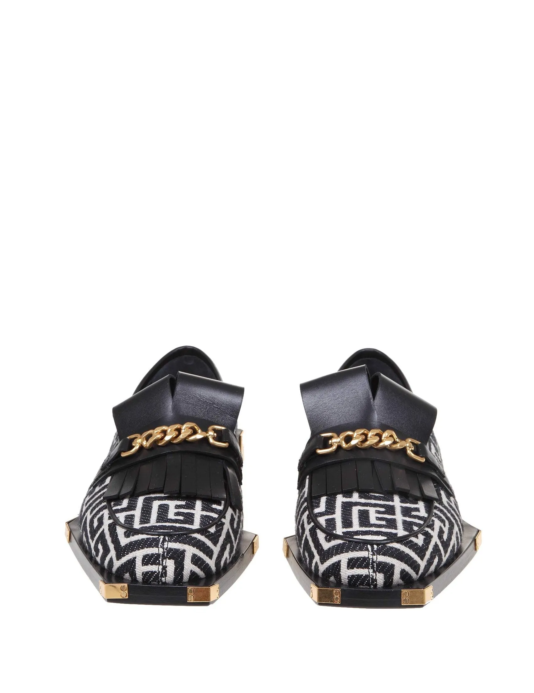 Balmain Tomi Monogram Jacquard Loafers