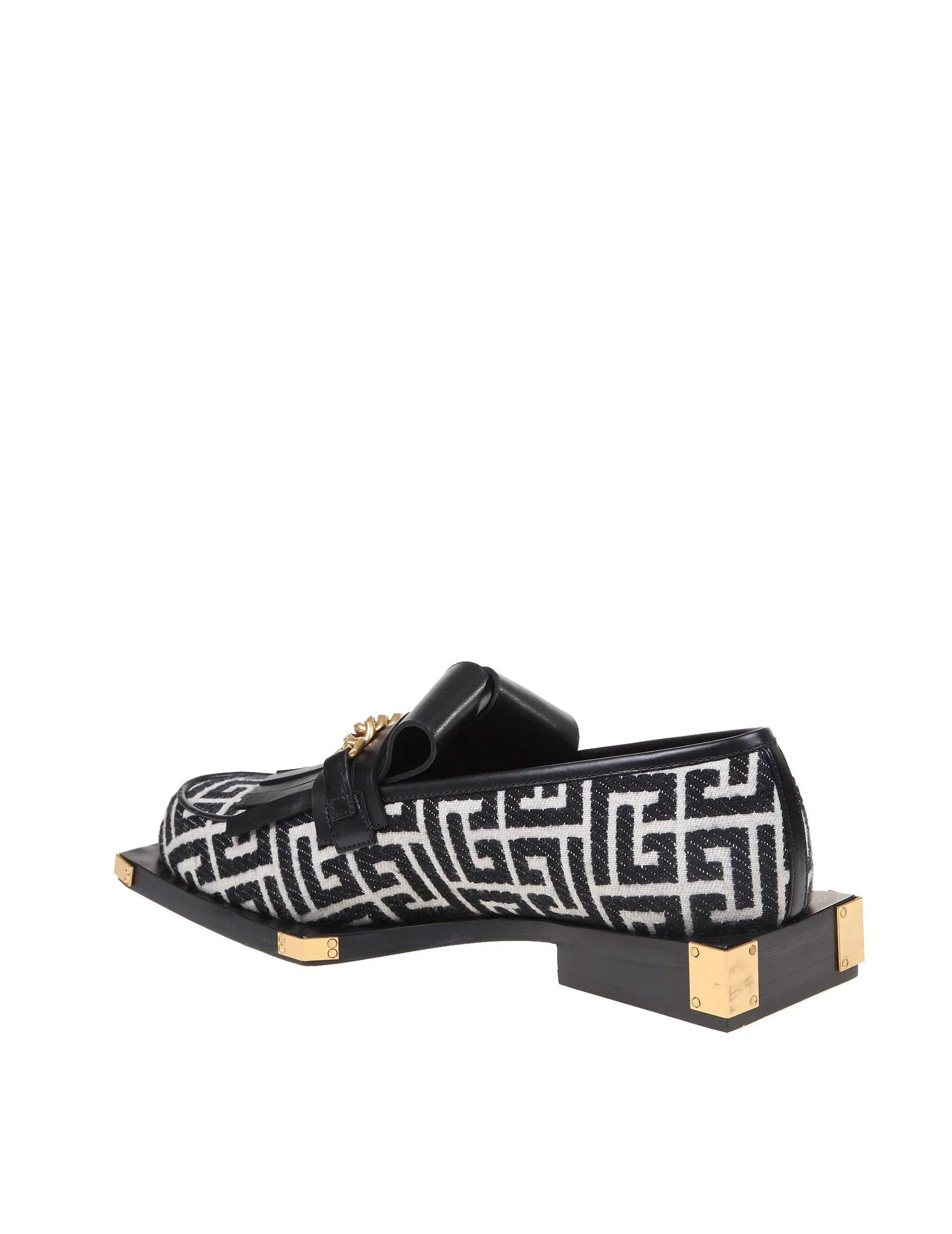 Balmain Tomi Monogram Jacquard Loafers