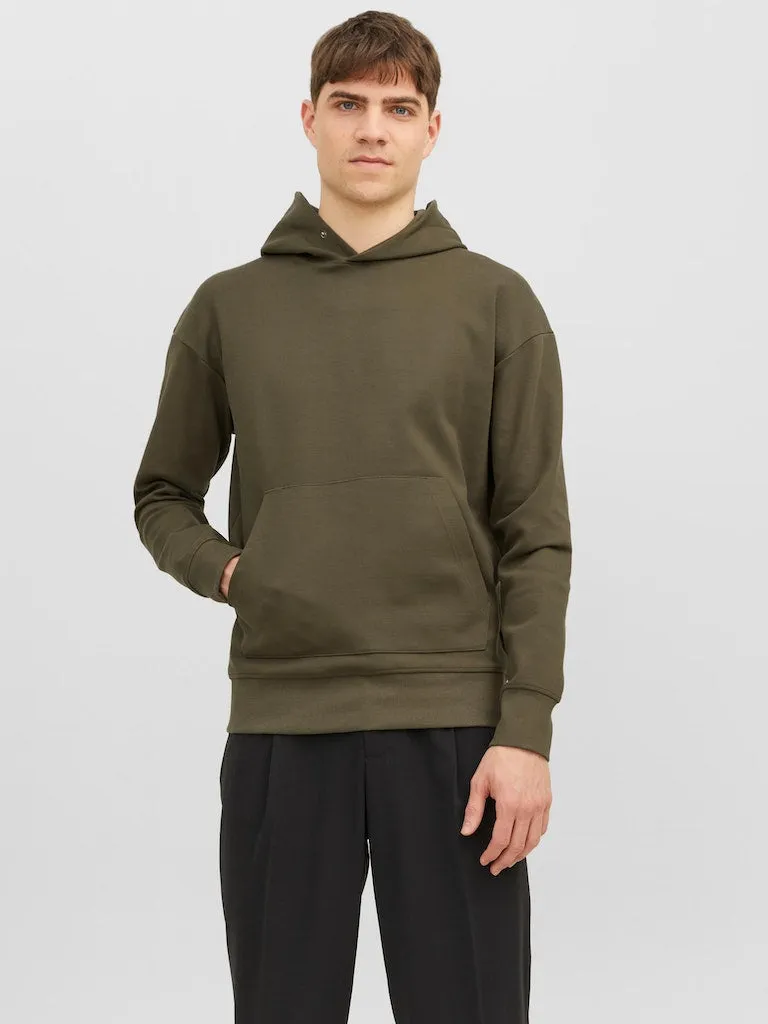 Basic Hooded Sweatshirt - Army