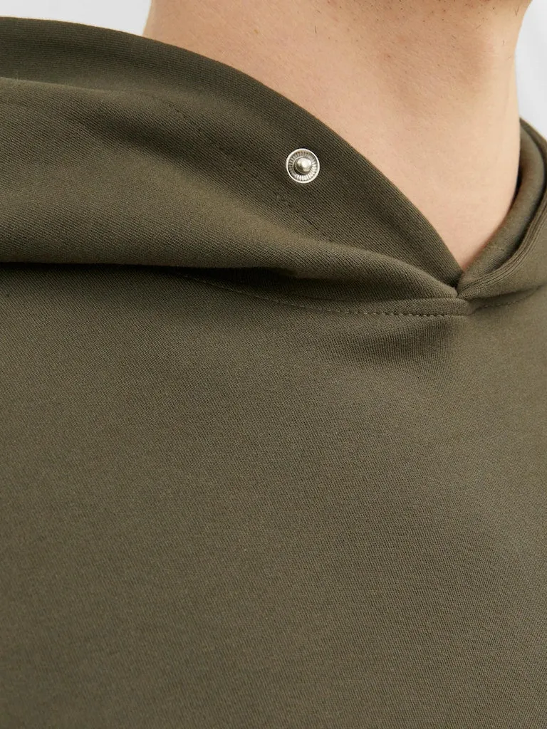 Basic Hooded Sweatshirt - Army