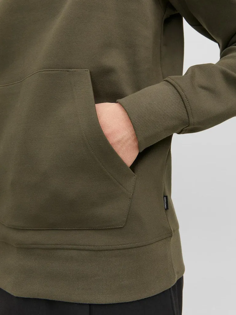 Basic Hooded Sweatshirt - Army