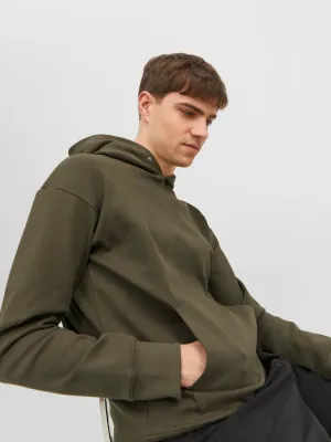 Basic Hooded Sweatshirt - Army