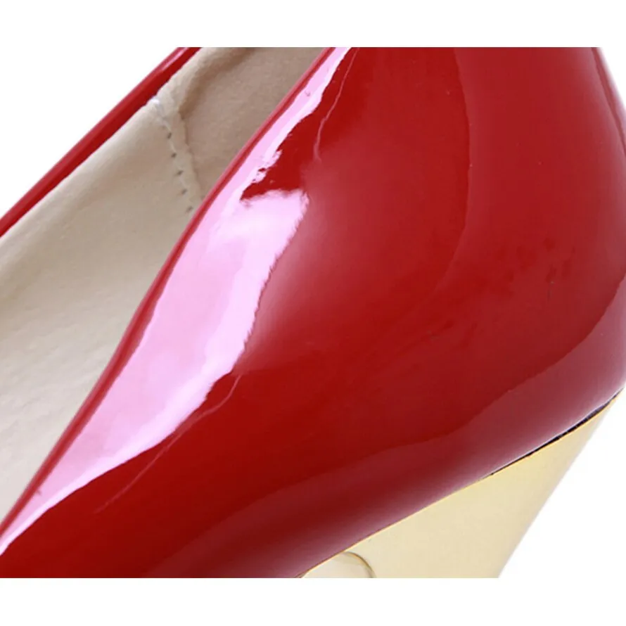 Big Size Peep Toe Heels