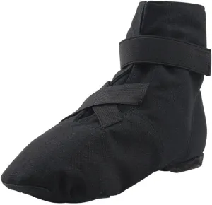 Black Jazz Boots Ballet Dancing Sneakers for Child Adults