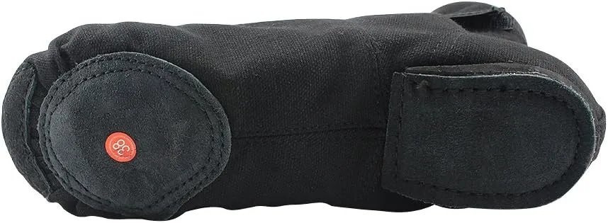 Black Jazz Boots Ballet Dancing Sneakers for Child Adults