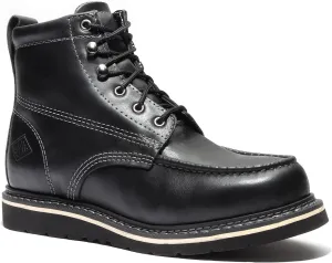 Bonanza Boots FRONTIER PLUS 6" Men's Moc Toe Unlined Work Boots Steel Toe