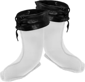Boot Liner with Knitted Cuff Warm Rain Boot Lining Liners Insulated Boot Socks Snow Boots Liners Insole Replacement for Women Men