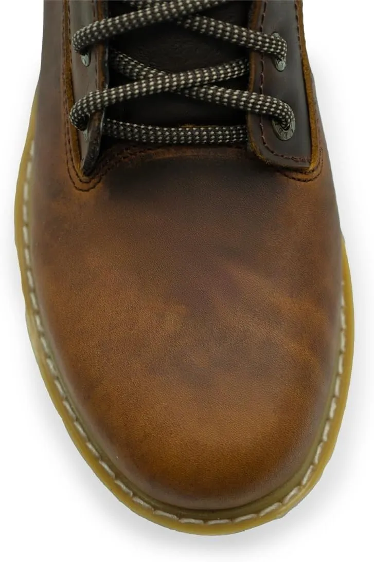 CEBU Men's Soft Toe Work boots, Heavy Duty, Oil and Acid Resistant, for construction, oil and gas, and more, leather 6" Work Boots for Men, Tk Borcegui
