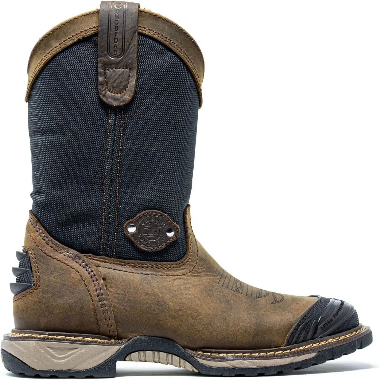 CEBU Men's Thunder Western Cowboy Boots - Square Toe