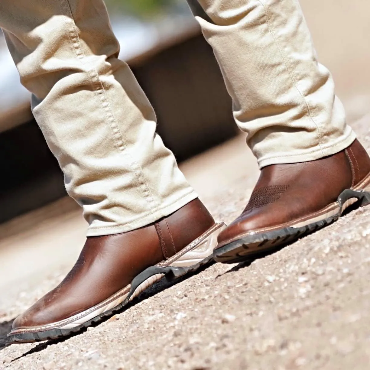 CEBU Men's Thunder Western Cowboy Boots - Square Toe