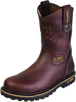 CEBU Men's Tractor Work Boots - 10 Inch