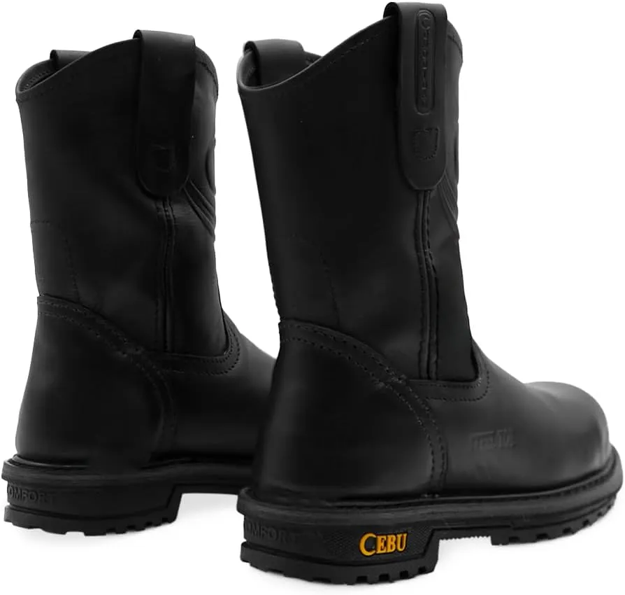 CEBU Tractor Men's Steel Toe Work Boots Oil & Gas Resistant, Industrial & Construction Boots