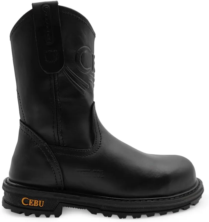 CEBU Tractor Men's Steel Toe Work Boots Oil & Gas Resistant, Industrial & Construction Boots