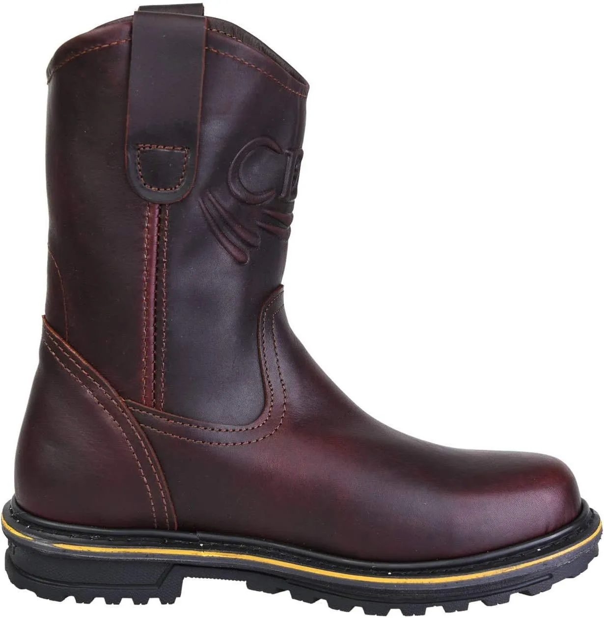 CEBU Tractor Men's Steel Toe Work Boots Oil & Gas Resistant, Industrial & Construction Boots