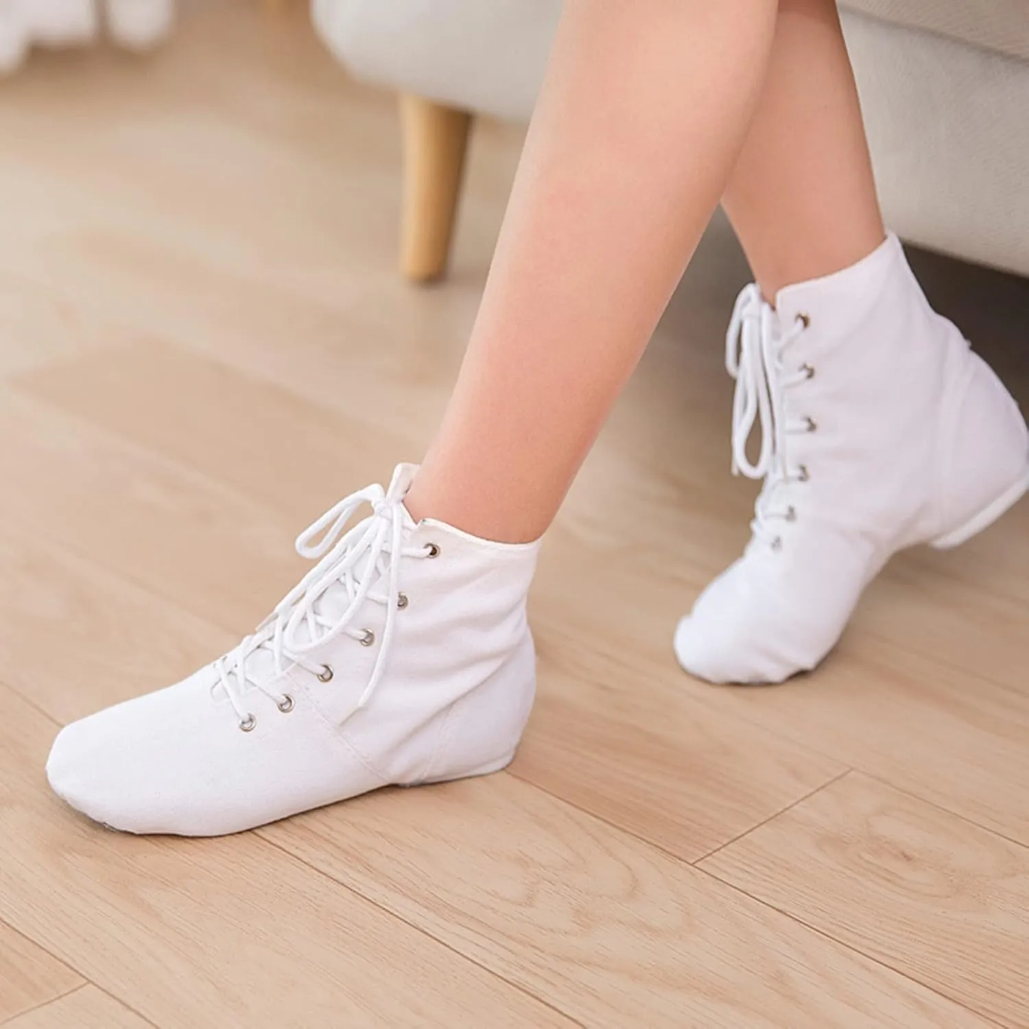 Children Shoes Dancing Shoes Ballet Performance Indoor Shoes Yoga Shoes Girls Canvas Jazz Dress Shoes Dance Shoes