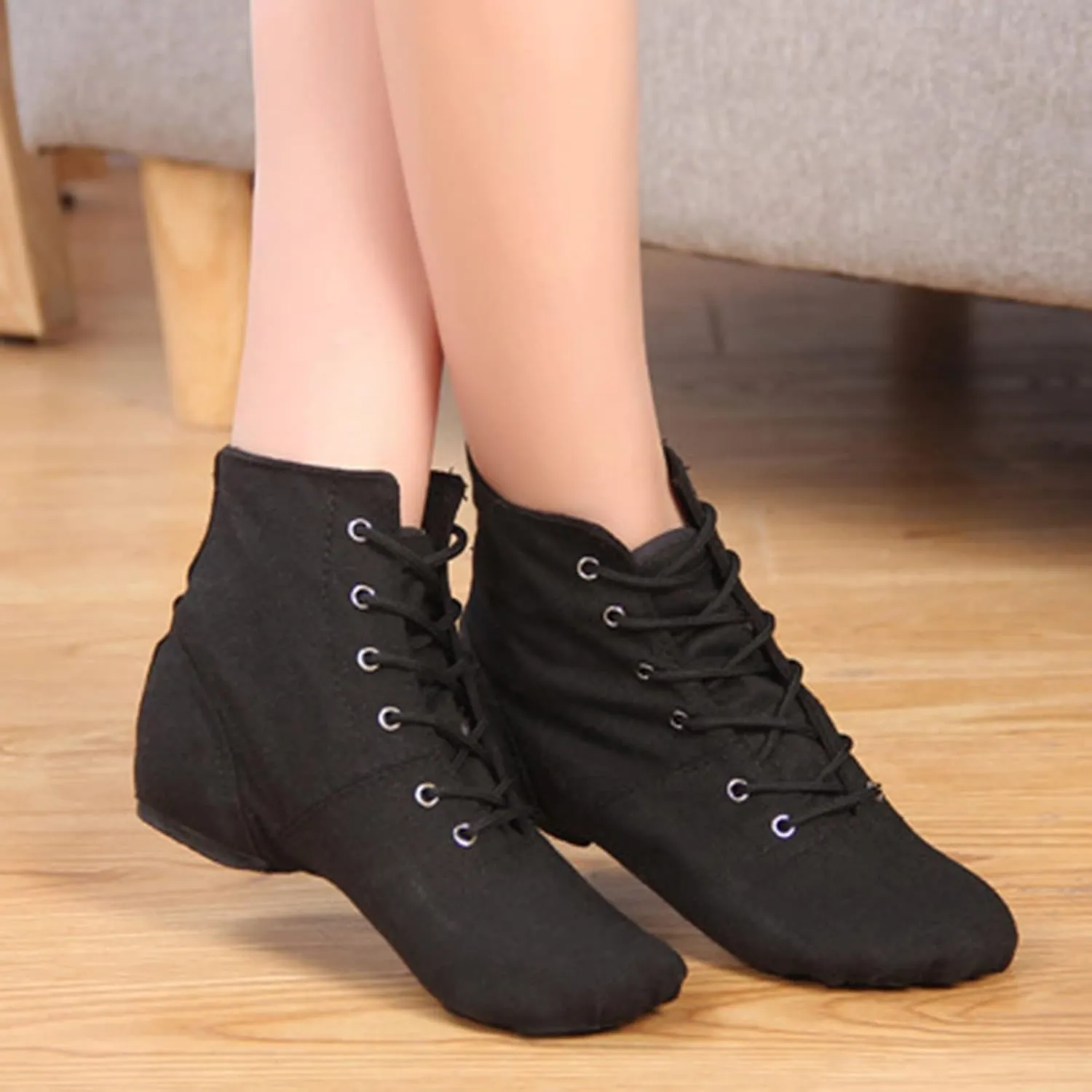 Children Shoes Dancing Shoes Ballet Performance Indoor Shoes Yoga Shoes Girls Canvas Jazz Dress Shoes Dance Shoes