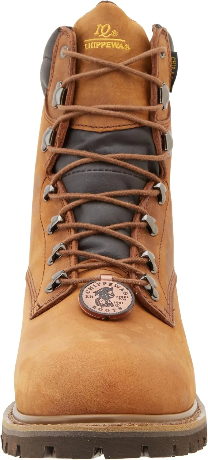 Chippewa Men's Heavy Duty Tough Bark Waterproof Insulation Steel Toe Boot