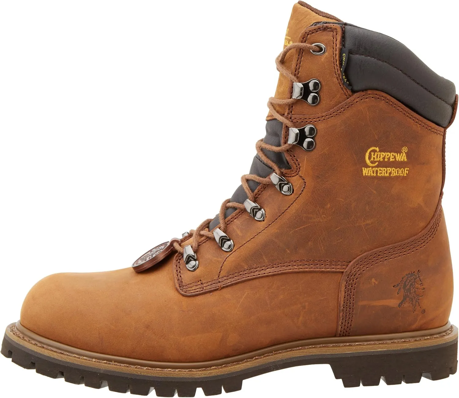 Chippewa Men's Heavy Duty Tough Bark Waterproof Insulation Steel Toe Boot