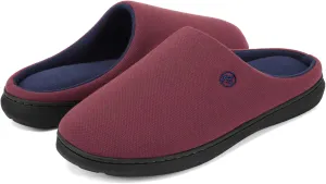 CIOR Unisex Men's and Women's Memory Foam Slippers Comfort Knitted Cotton-Blend Closed Toe Non-Slip House Shoes Removable & Double-sided Insoles Upgraded Version -U120WMT004-1205