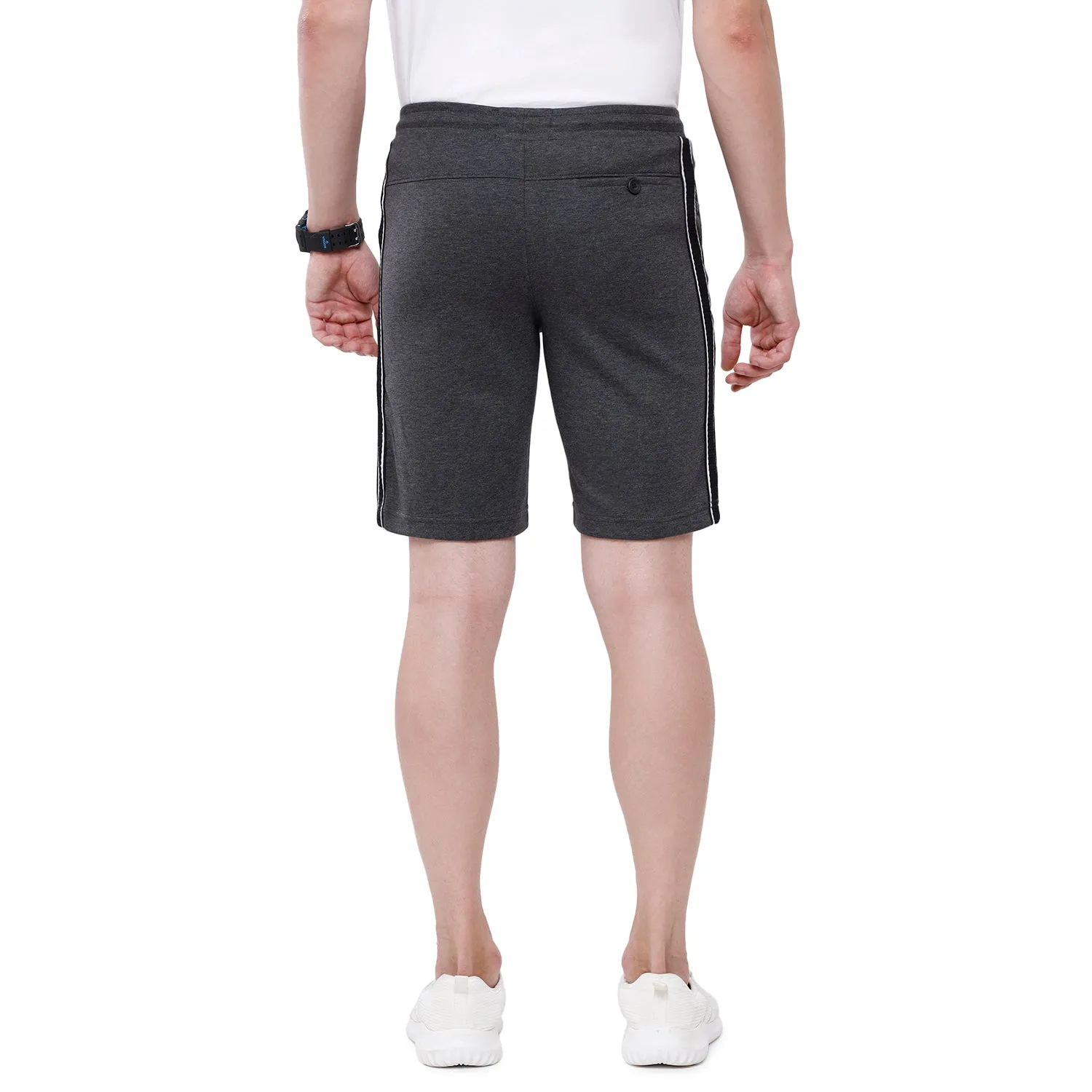 Classic Polo Men's Denim Melange Printed Slim Fit Stylish Shorts - Cielo - 03 A
