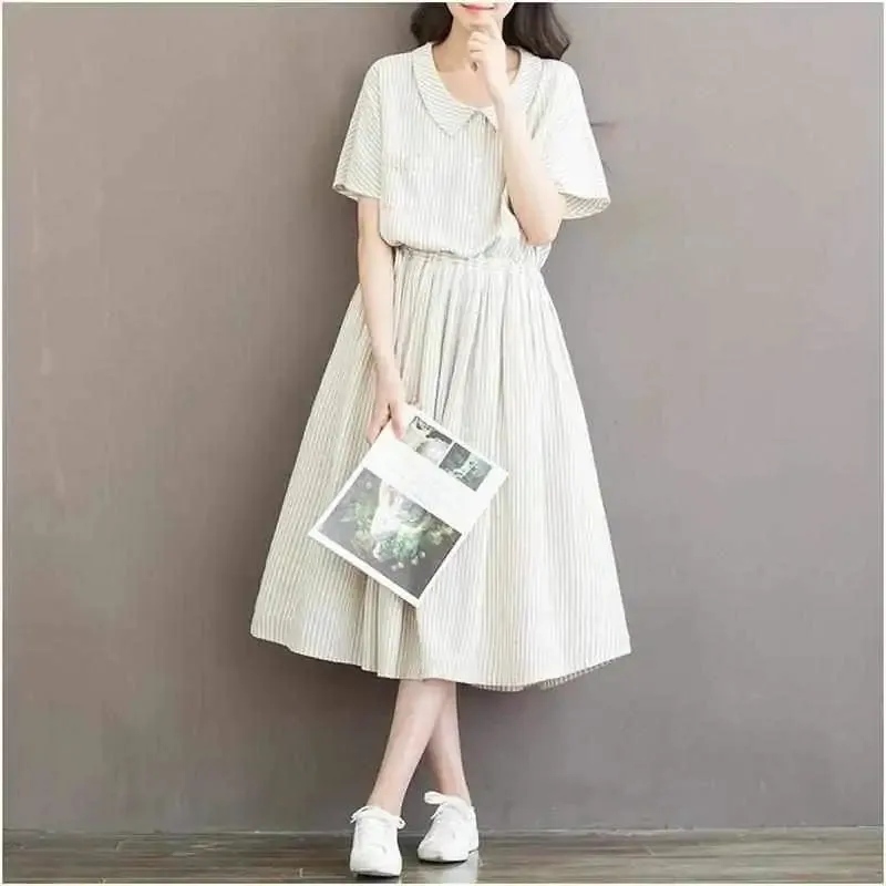Classic Striped Summer Dress