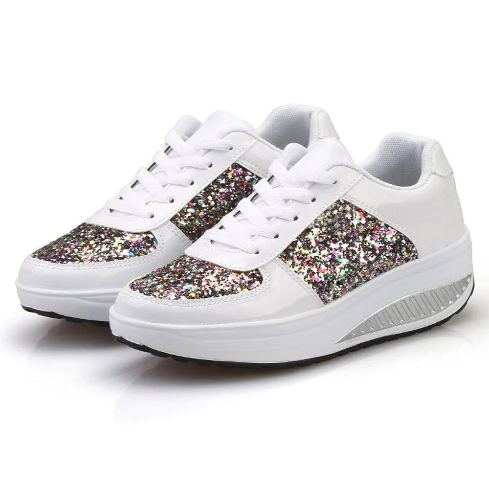 Classy Lady's Sequins Shake Sneakers/Trainers