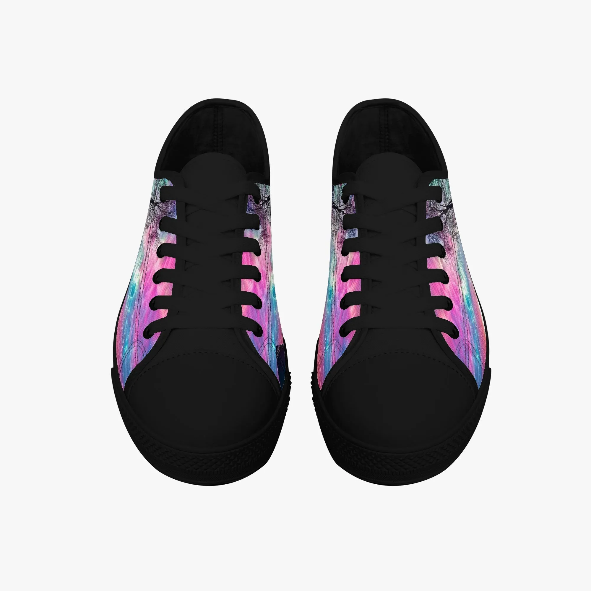 Colourful Clouds Classic Low-Top Canvas Shoes