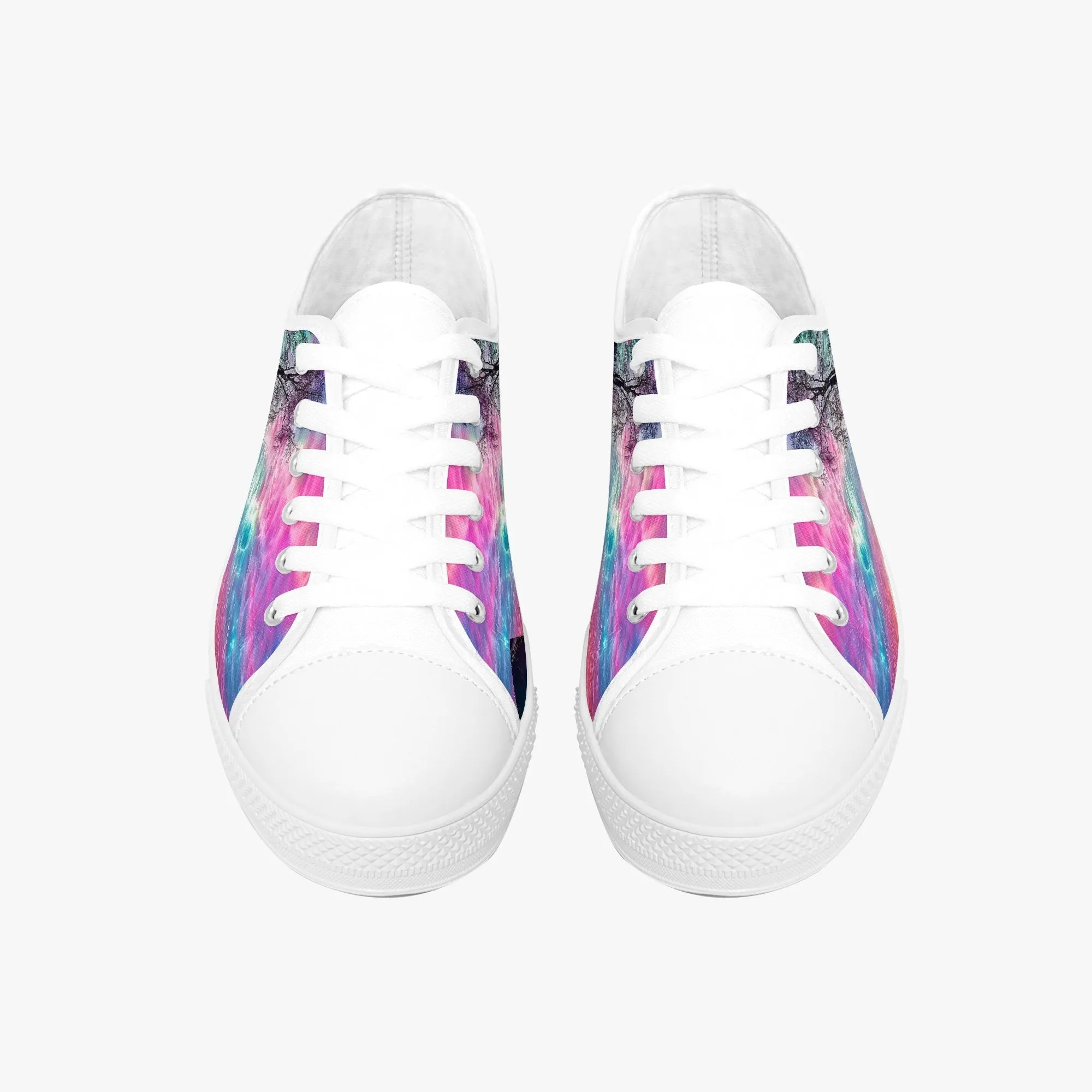 Colourful Clouds Classic Low-Top Canvas Shoes