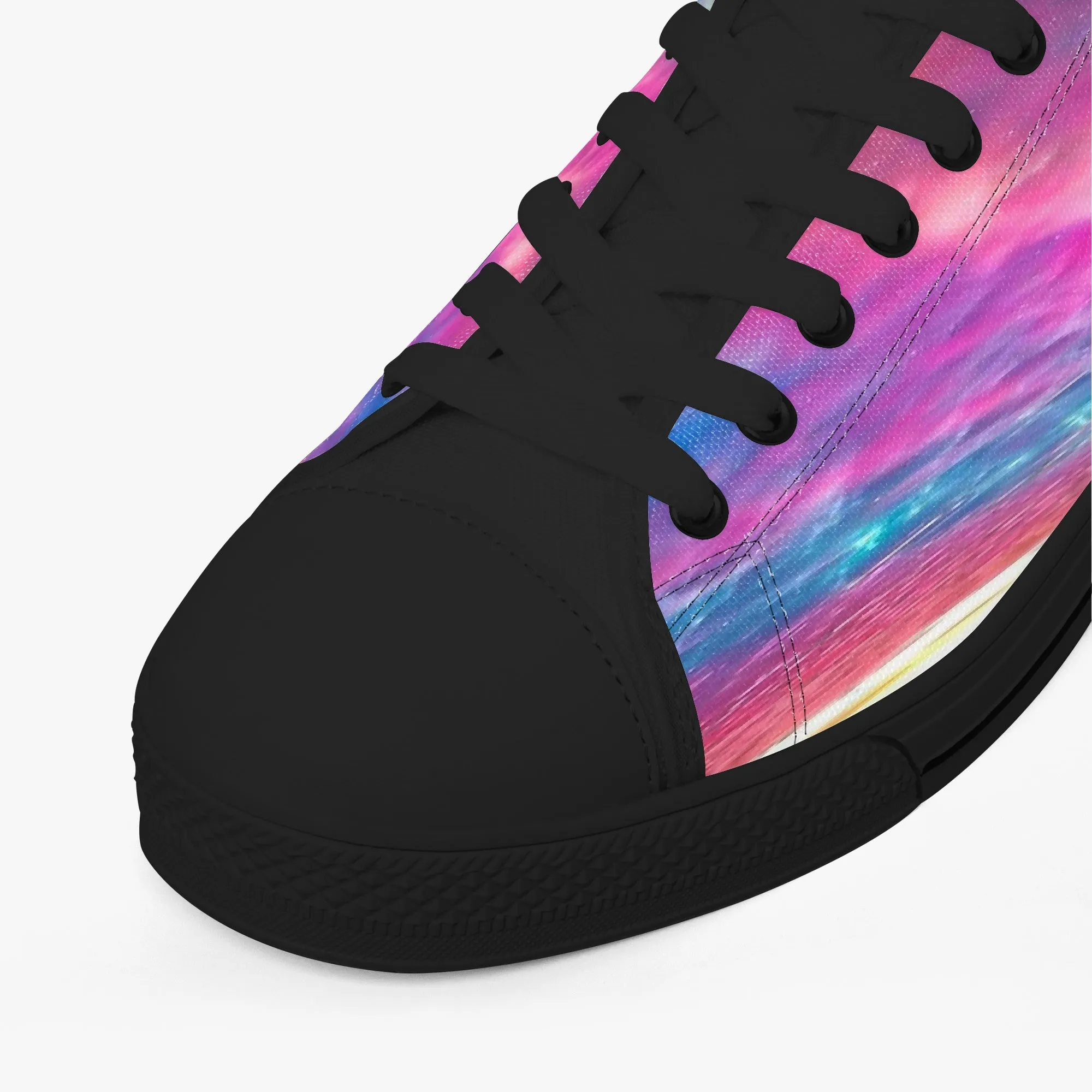 Colourful Clouds Classic Low-Top Canvas Shoes
